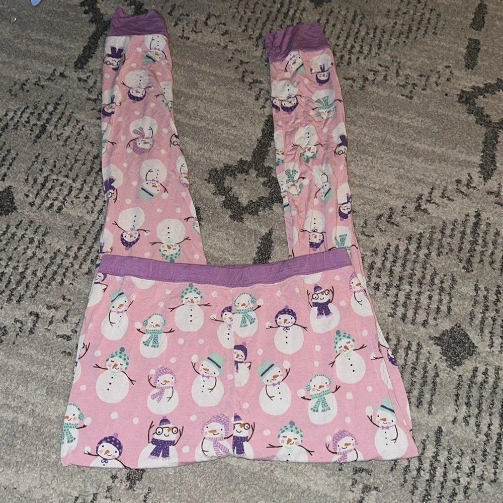 Girls Little Sleepies‎ Snow Much Fun Pajama Set Snowmen size 16